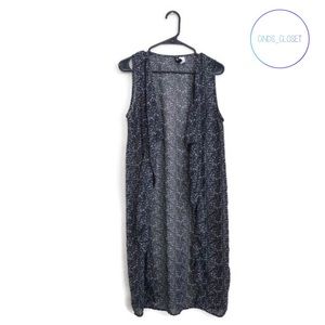H&M long sleeveless kimono